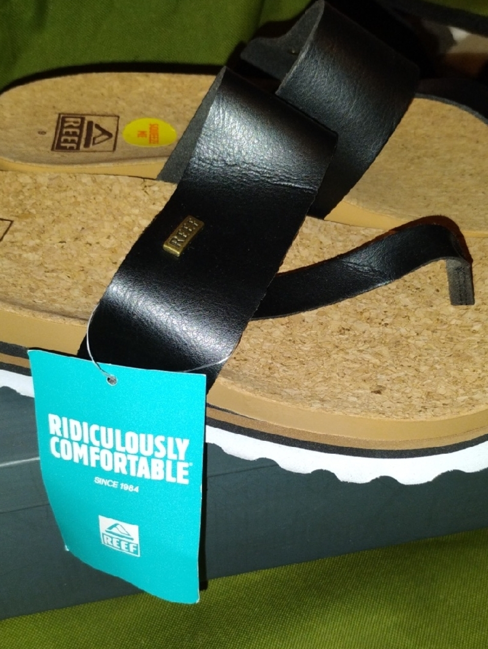 Womens Leather Light Weight Wedge Sandals